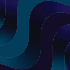 Fototapeta premium Blue and Black Dynamic Blue Abstract Background for Presentations 4K