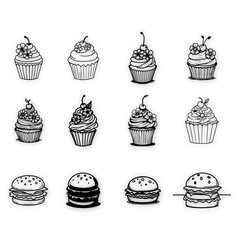 black and white vector design