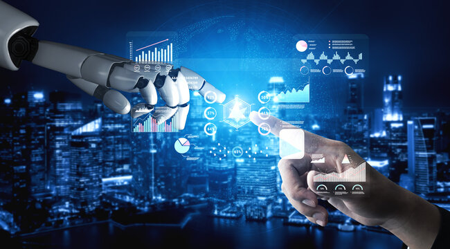 An AI data analytics interface for visualizing business performance metrics. A collection of AI generated charts for strategic reporting and analysis. Motif
