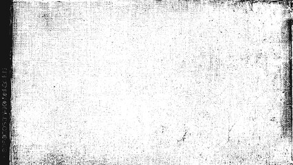 Set of grunge overlay textures with rough canvas pattern and worn scratches for old distressed background design  