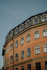 Obraz premium Stockholm Architektur – Altstadt Gamla Stan und Stadtfassaden