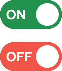 Toggle switch on off control