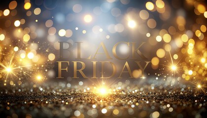 Luxury Bokeh Black Friday Background