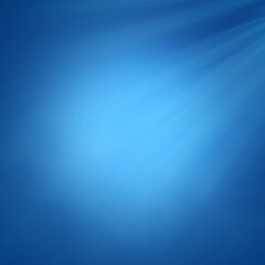 Blue Abstract Background with Soft Light Rays