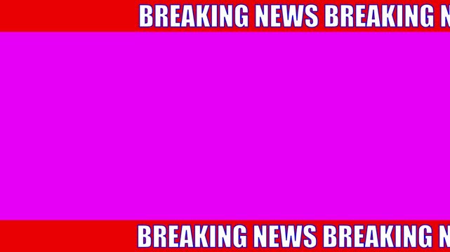 News lower third background overlay template with green screen, TV broadcast style animation for breaking news or live updates .Breaking news lower third 3rd chyron l3rd loop 4k. 4K video..! 4K ,.!