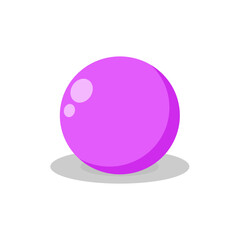 Gum balls. Sweet colorful candies cartoon icon isolated on white background