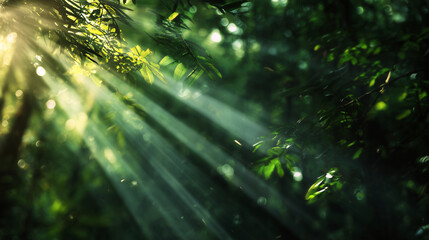 Forest Sunlight Wallpaper