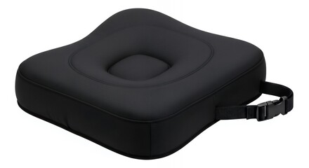 Black seat cushion image
