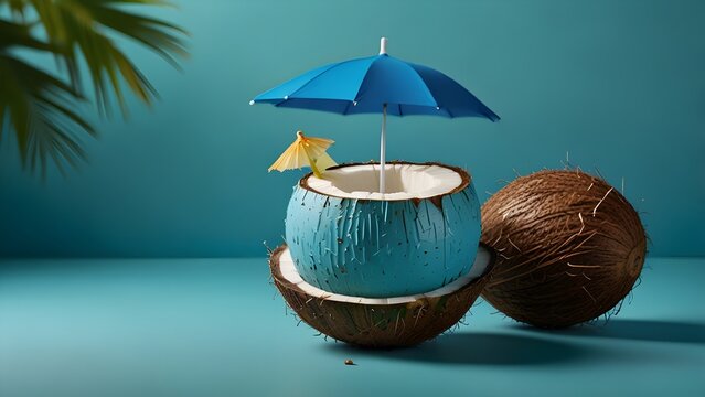 A creative minimalist summer concept fea