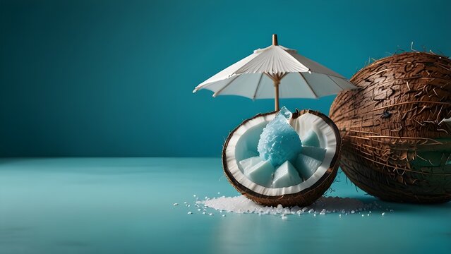 A creative minimalist summer concept fea