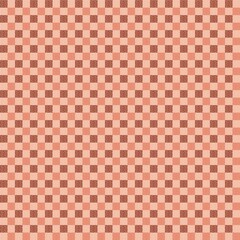 Gingham pattern red brick wall texture
