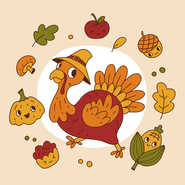 Hand Drawn Thanksgiving Illustration