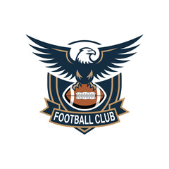 Futuristic Soccer Logo Template &ndash; Tech Style Sport Emblem & Team Identity.