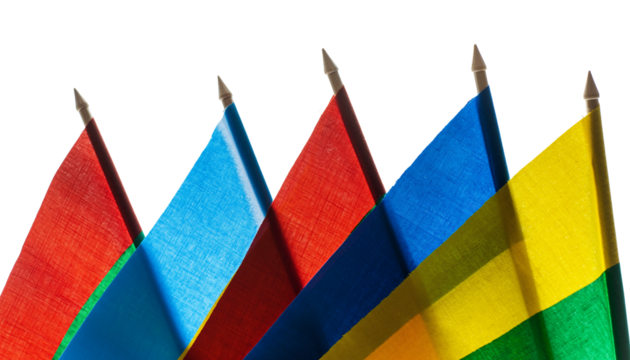 Bright colorful  flags  background texture  .
