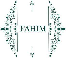 Floral Decorative Single Letter Logo