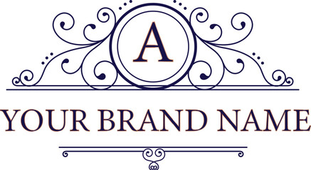 Futuristic Tech Single Letter Logo