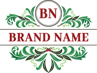 Luxury Gold Single Letter Monogram Logo