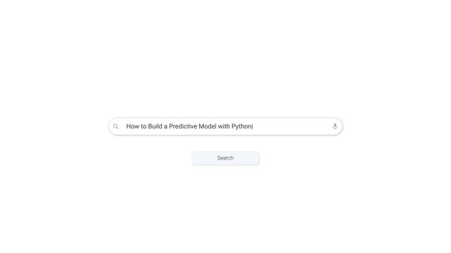4K Search Bar UI Animation &ndash; How to Build a Predictive Model with Python