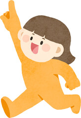 귀여운 단발 여자아이 캐릭터