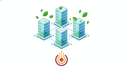 Isometric Green Data Center Network: Sustainable Cloud Computing and Server Infrastructure for Energy Efficiency