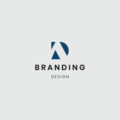 Flat design vector logotype design