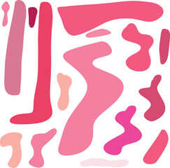 Set art & Illustration of aesthetic shapes