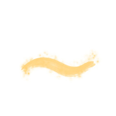 Yellow wave splash. Abstract yellow paint splash