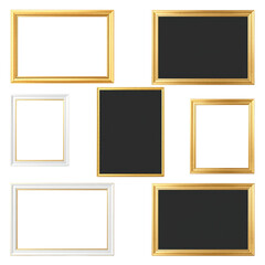 Framed Elegance: A curated composition showcases an assortment of ornate frames, each a testament to refined design and potential. They stand ready to house memories, art, or cherished moments.