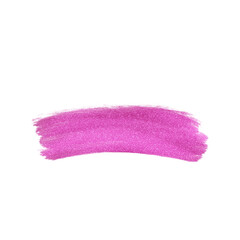 pink stroke isolated on transparent background