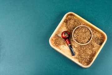 Tobacco Smoking pipe and tobacco