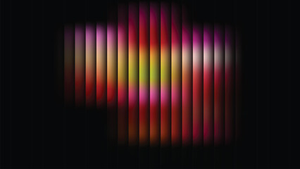 Colorful abstract vector background with glowing rainbow lines and digital wave pattern