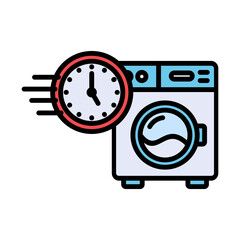 Obraz premium Fast Laundry Icon