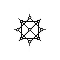 Modern Circular Monogram Logo Design