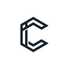 Abstract Geometric Arrow Logo Design