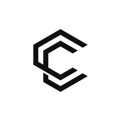 Abstract Geometric Arrow Logo Design