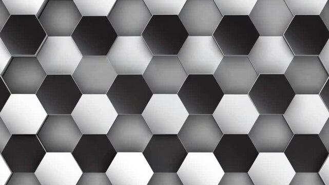 Seamless vector hexagon pattern texture, a geometric honeycomb tile design backdrop