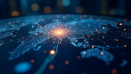 Exploring 5G Future Trends: Innovative Technologies, Market Disruption, and Evolving Digital Strategies for Next-Gen Connectivity - Photo Stock Concept with Left Space