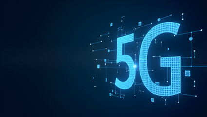 Cutting Edge 5G Cloud Networking Architecture: Integrated Cloud Services, Ultra Responsive Connectivity & Real-Time Analytics for Modern Digital Enterprises - Photo Stock Concept
