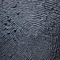 Fingerprint Detail: An up-close view of a detailed fingerprint, highlighting the unique patterns and textures, creating a sense of individuality and mystery.