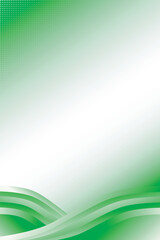 Abstract gradient green background geometry shape with white space for text or vector backdrop wallpaper for flyer banner