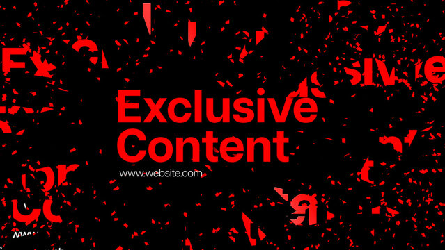 Typography Creative Explode