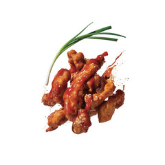  general tso chicken flying splash isolated on white background (7).png