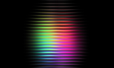 Abstract colorful light trails on a black background, creating a mesmerizing and dynamic visual effect