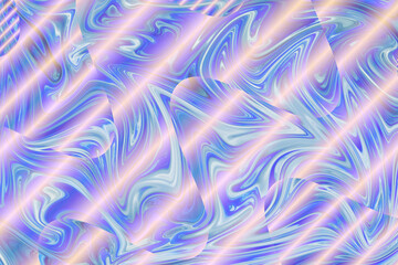 pastel holographic abstract background with light blue and lavender liquid texture grain. soft, ethereal, and dreamy noise effect.