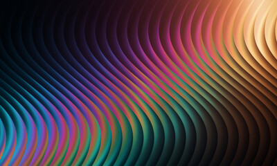 Abstract colorful wavy lines background with smooth gradient, creating a visually appealing and modern design