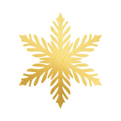 Golden snowflake Christmas ornament - 41