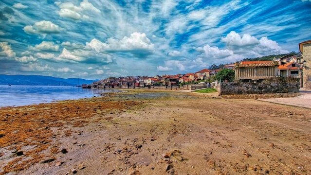 Combarro - vista des de la platja - Pontevedra