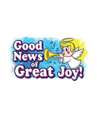 Obraz premium Good News of Great Joy T-Shirt Design