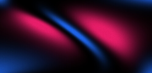 Red blue black abstract gradient background with dark grainy texture, glowing soft effect web banner design and clean copy space