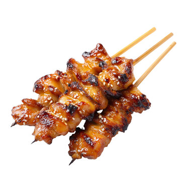 Teba Yakitori (Chicken wing skewers)